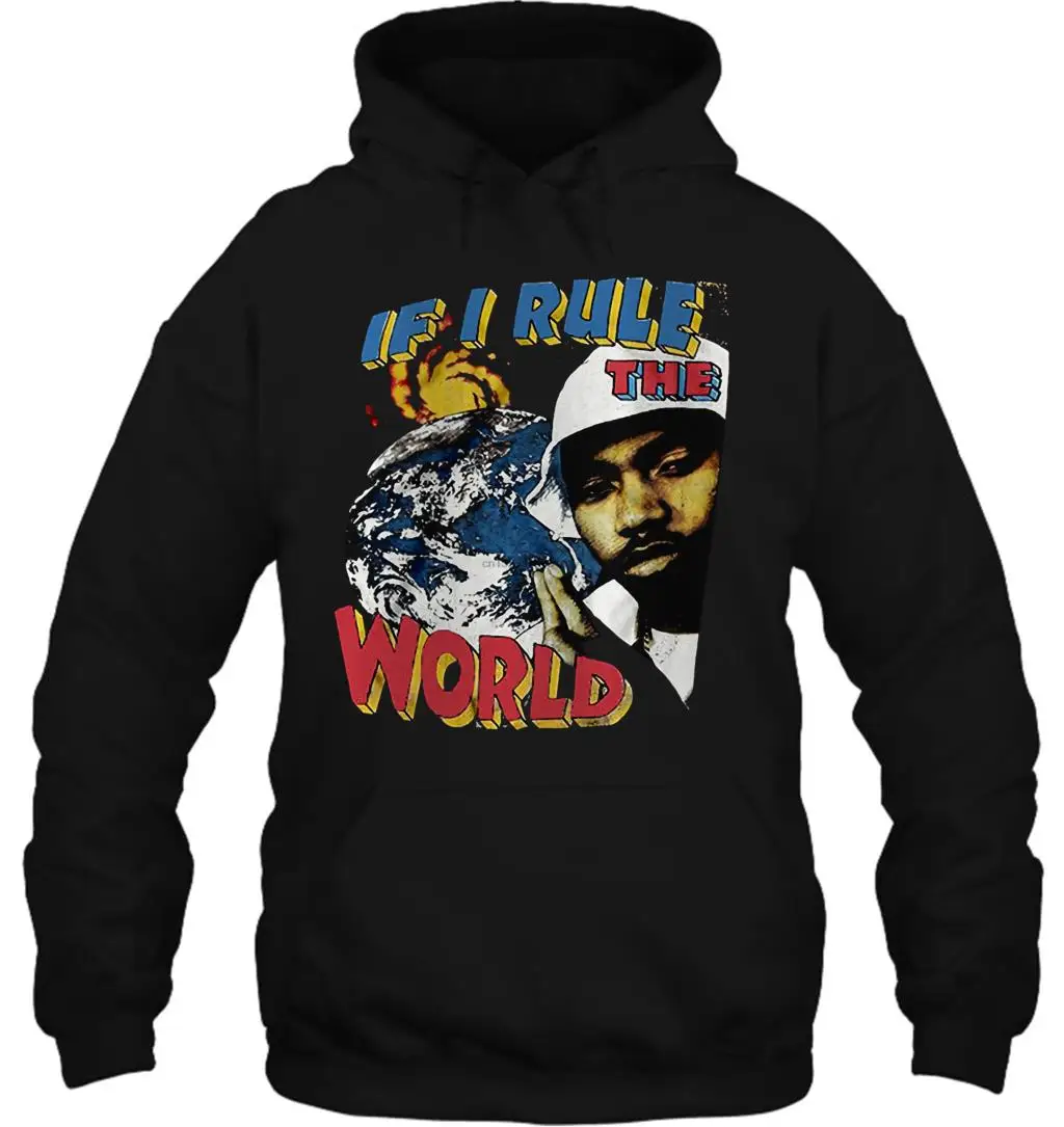 Мужская толстовка в винтажном стиле NAS RULE THE WORLD RAP женская уличная одежда