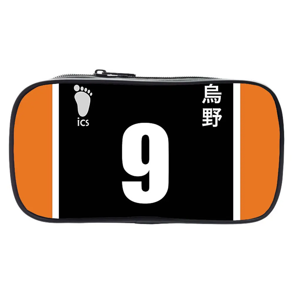 

Haikyuu большой школьный карандаш, Большой Вместительный пенал для карандашей для детей, девочек, мальчиков, подростков, милый холщовый карандаш для колледжа и офиса