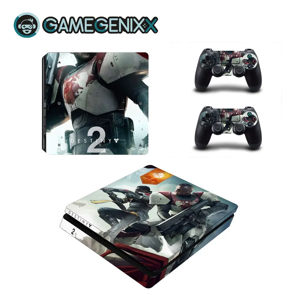 Защитная Наклейка на кожу GAMEGENIXX для PS4 Slim Console и 2 контроллеров-deuty 2