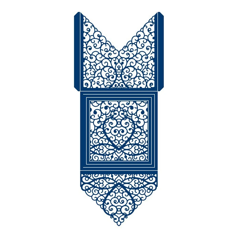 

YaMinSanNiO Lace Envelope Metal Dies Cutting Scrapbooking New for 2019 Pocket Craft Dies Embossing Die Cuts Card Making Stencils