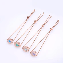 KAMAF Новинка Лебедь опал Простые Модные ювелирные изделия Браслет вечерние ювелирные изделия цвет 4