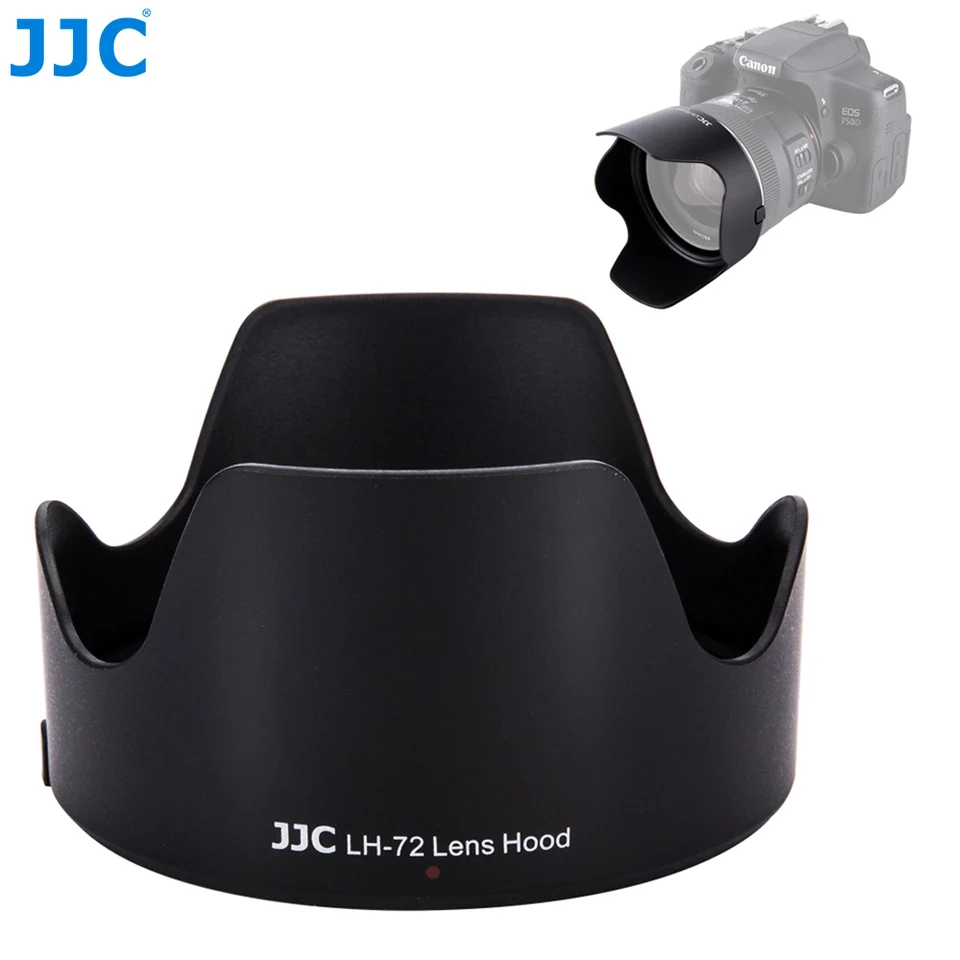 JJC Reversible Dedicated Bayonet Camera Lens Hood Shade for Canon