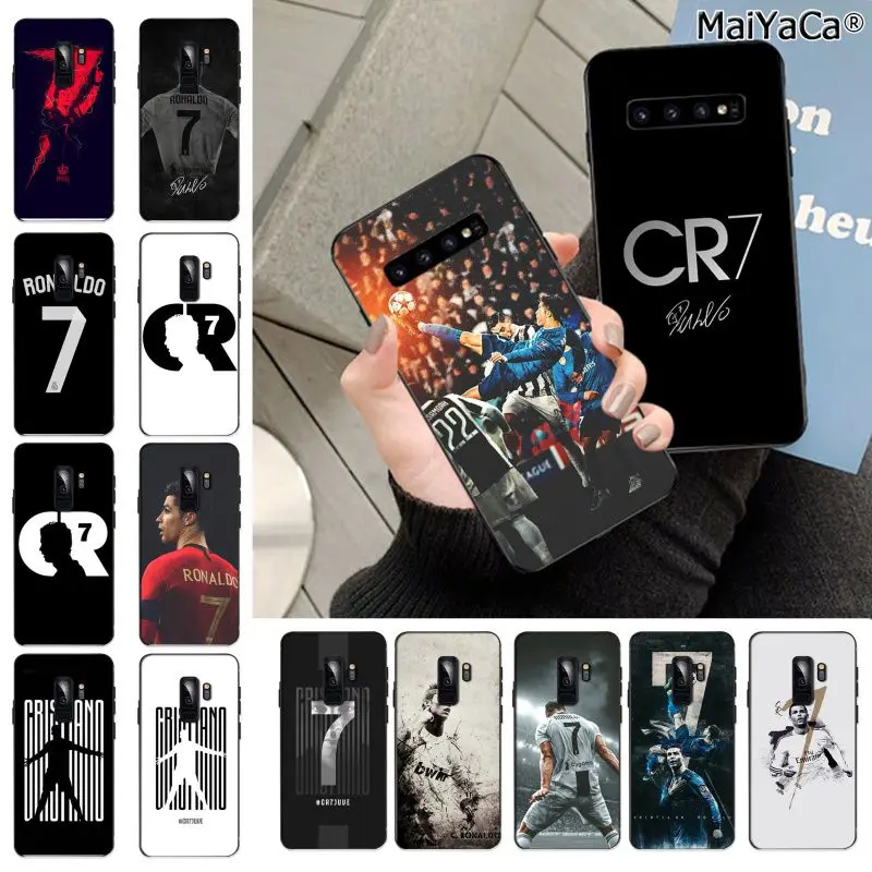 

MaiYaCa CR7 logo cristiano ronaldo 7 Football Phone Cover for Samsung S9 S9 plus S6 edge plus S7 S7edge S8 S8plus S10 S10 plus