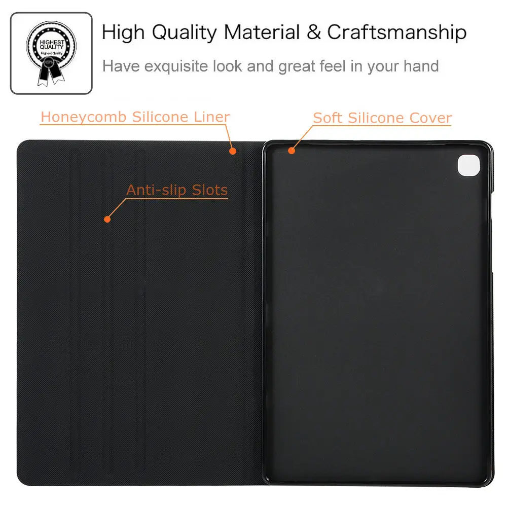 Case for Samsung Galaxy Tab S5E 10.5 2019 T720 T725 SM-T720 SM-T725 Slim Magnetic Stand Soft Silicone Back Cover Tablet Funda-1