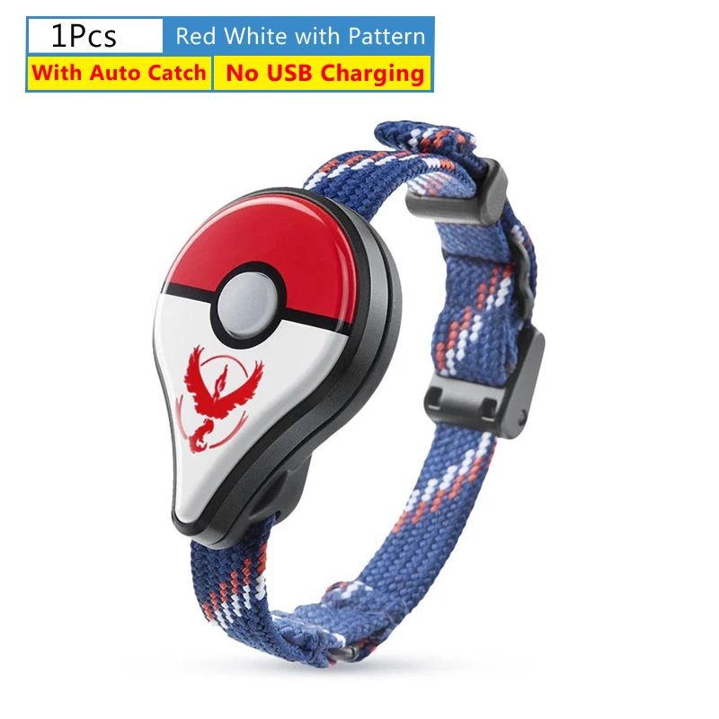 Auto Catch Red Bird Bluetooth браслет с автоматической ловлей для игры Pokemon Go Plus, аксессуары для часов с браслетом, часы с зарядкой от usb - Цвет: Auto Catch Red Bird
