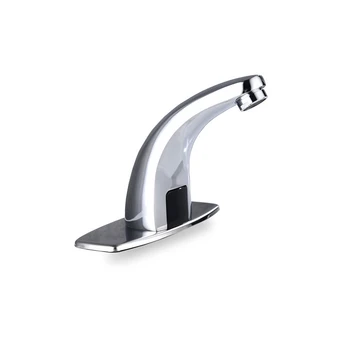 

Bathroom Automatic Infrared Sensor Sink Faucet Touchless Basin Water Tap 6V Battery Water Saving Cold and Hot Water Mixer Tap