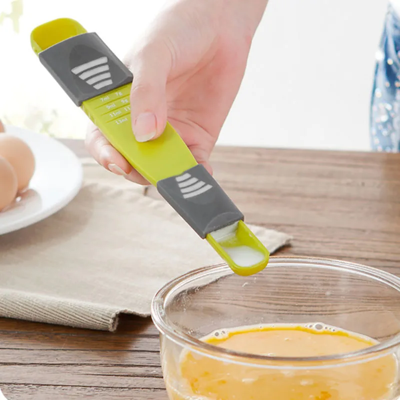 

Kitchen Measuring Spoon Adjustable Multifunctional Tools Kitchen Scales Accessories VJ-Drop