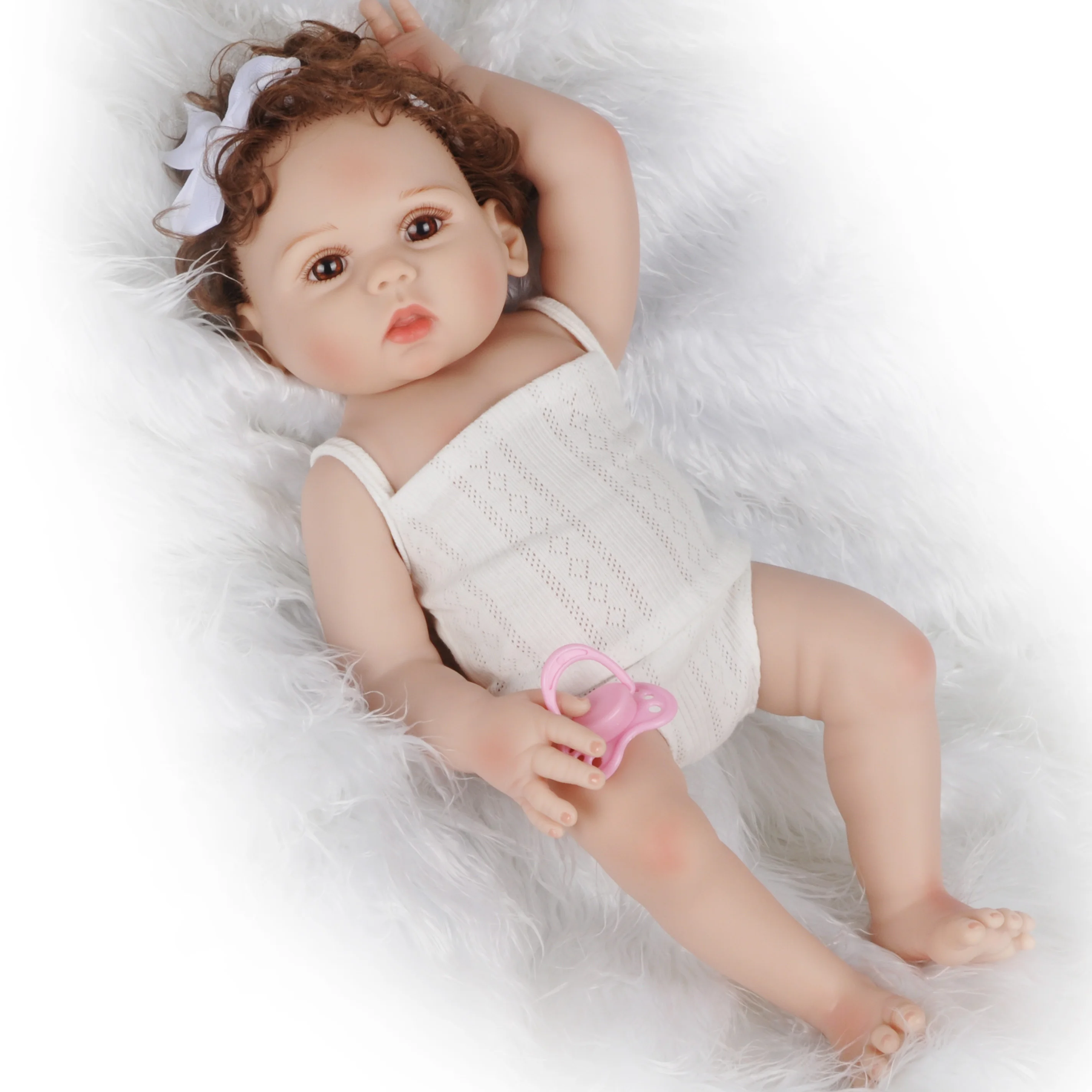 Кукла Reborn Baby 18 дюймов 47 см силиконовая кукла Реалистичная живая детская