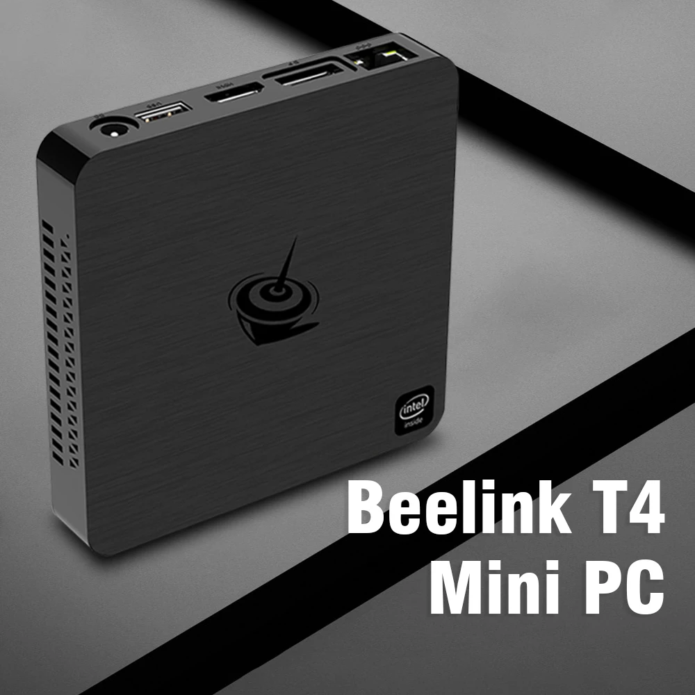 Мини ПК Beelink T4 Intel Atom Windows 10 4 Гб + 64 ГБ 2 4/5 8 ГГц Wi Fi BT4.0 HDMI DP двойной дисплей|Мини ПК| |