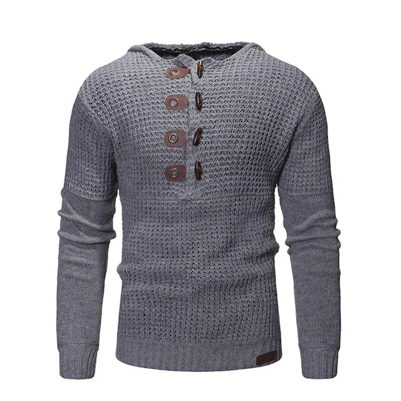 lightgrey Yiwa Мужская блузка с капюшоном сплошной цвет длинный рукав тонкий топы длинный рукав мальчик тонкий пальто простая одежда - Цвет: lightgrey
