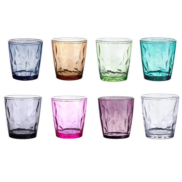 6pcs Acrylic Drinking Glasses Set Plastic Tumblers Plastic Cups Dishwasher  Safe Cups Glassware Unbreakable Plastic Drinking Set - AliExpress