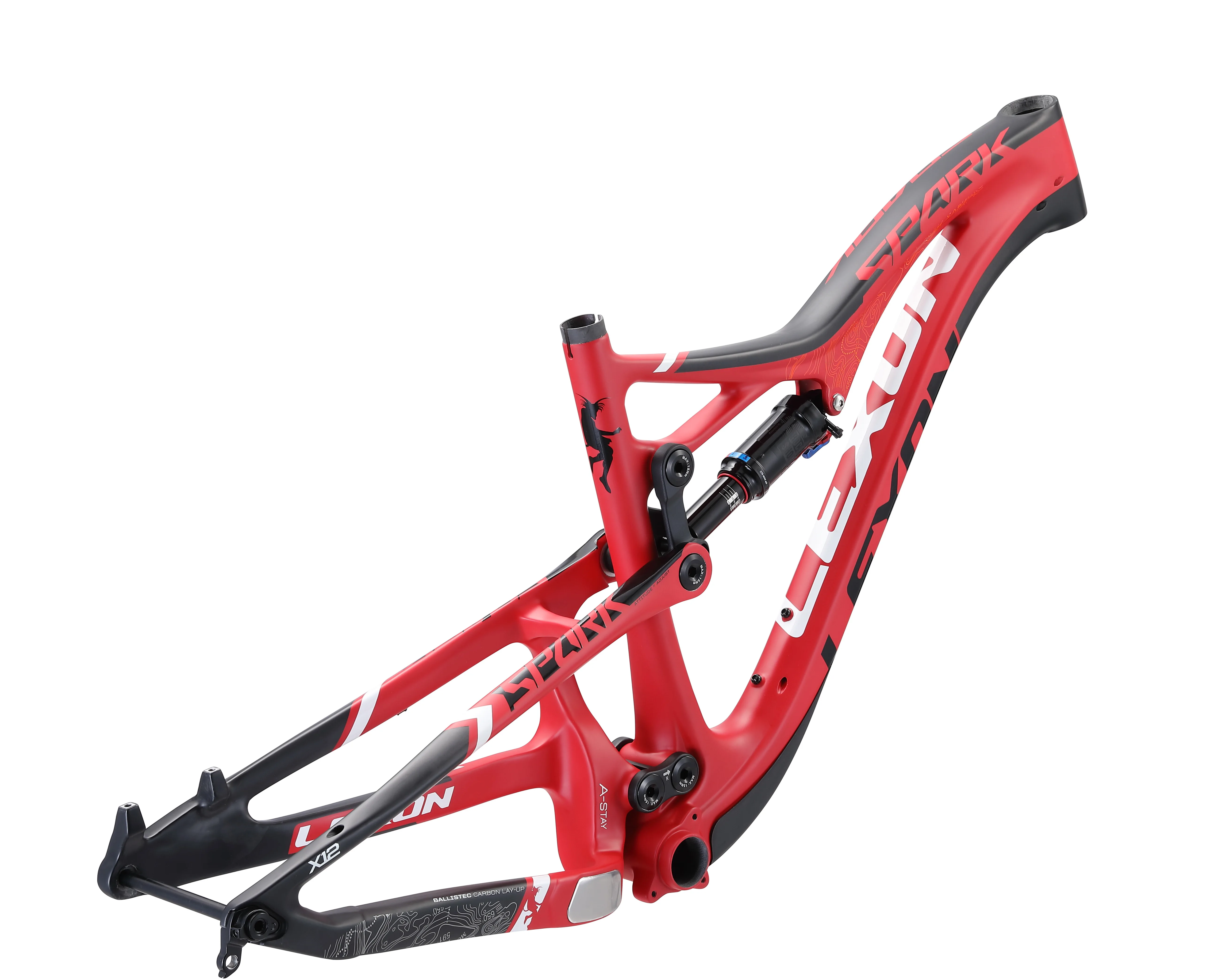 Карбоновая рама 2020 Lexon 27 5 ALL MOUNTAIN AM ENDURO горная дюйма двойная подвеска BOOST 148