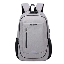 15,6 дюймов Противоугонный водонепроницаемый рюкзак для ноутбука добавить Usb зарядка и порт для наушников сумка для ноутбука с замком безопасности