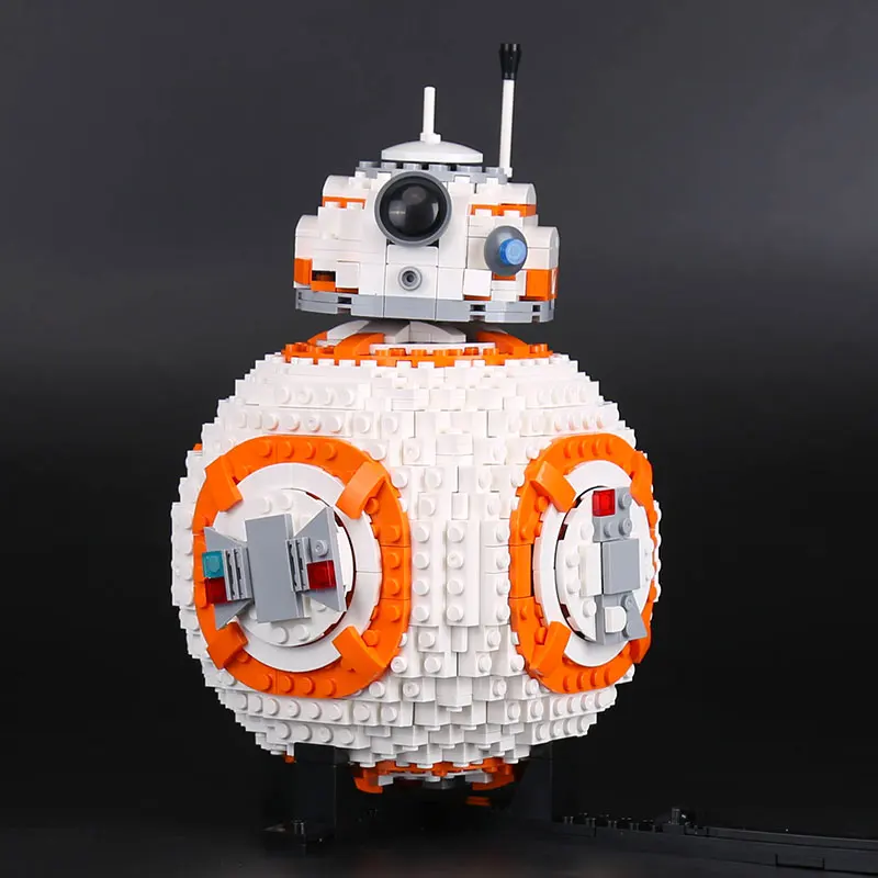 

Star Robot Wars VIII BB-8 75187 Building Blocks Kit Fit DIY Bricks Action Figures Model For Kids Toys Child Boys Gift