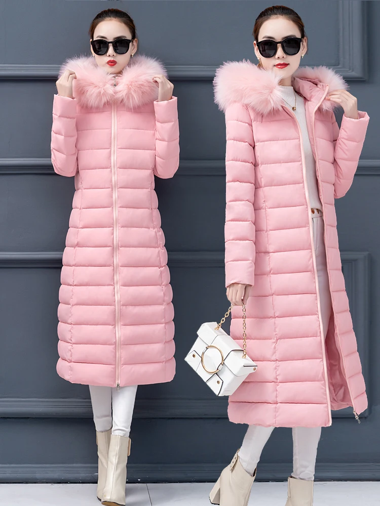 

2019 Winter Hat Down Jacket Women Ultra Light Duck Down Warm Female Down Coat Long Sleeve Female Outwear