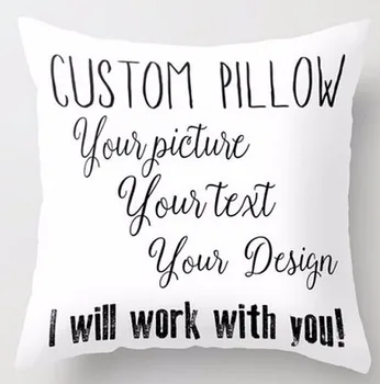 

Luxury Custom Your Own Your Pictures,Tests,Designs,Photos Unique Square Pillowcase Invisible Zippered Pillow Sham