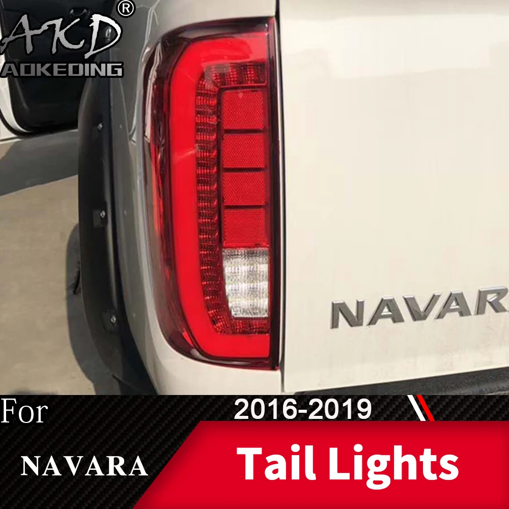 Задний фонарь для автомобиля Nissan Navara- NP300 светодиодный задние фонари Противотуманные фары Габаритные огни DRL автомобильного тюнинга аксессуары
