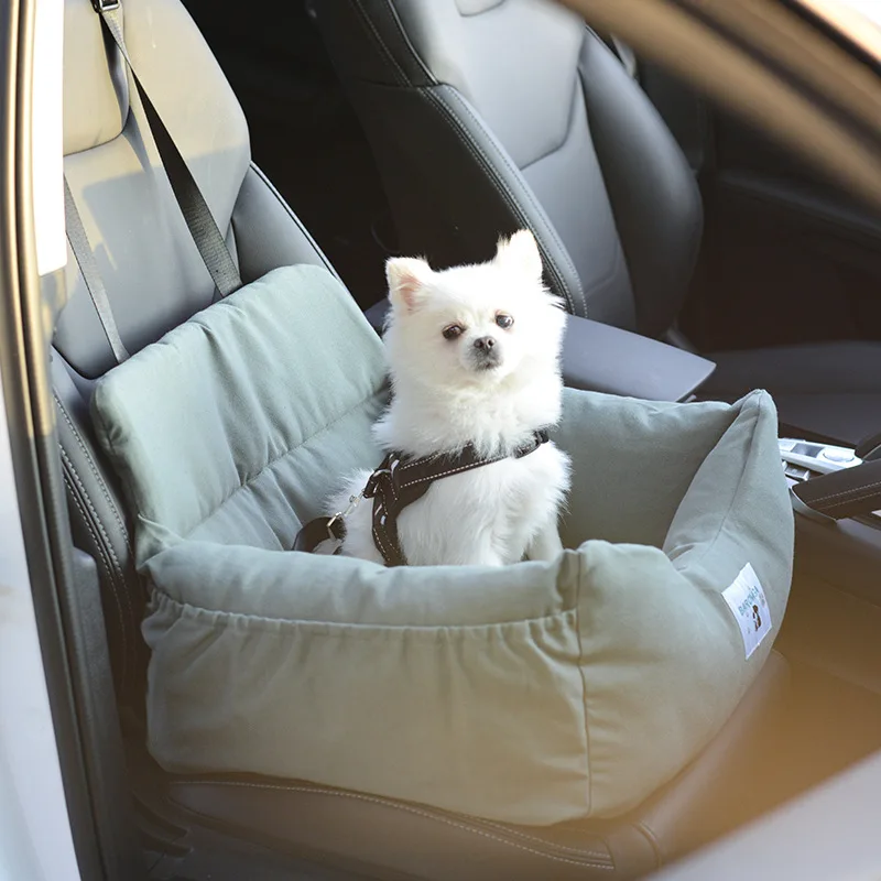 Pet Car Carrier Bed Front/back Seat Transportin Perro Dog Car Seat Bed