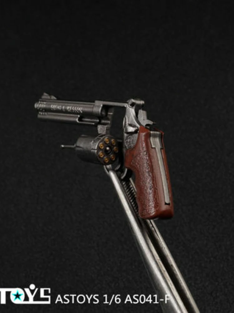 Custom 1/6 Revolver Pistol Gun Model Holster T54-22 Toy Set Fit 12" Action Doll 