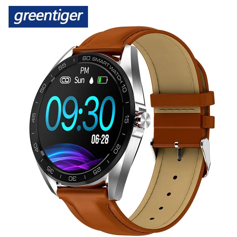 Greentiger K7 Смарт-часы для мужчин IP68 Водонепроницаемый сердечный ритм кровяное давление монитор сна фитнес-трекер спортивные умные часы