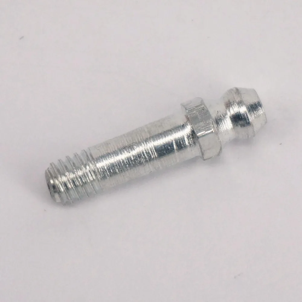 LOT 10 M6 x 1mm Metric männlichen Verlängern Gerade eisen Fett Zerk Nippel Fitting Für Fett Gun – Detail 1