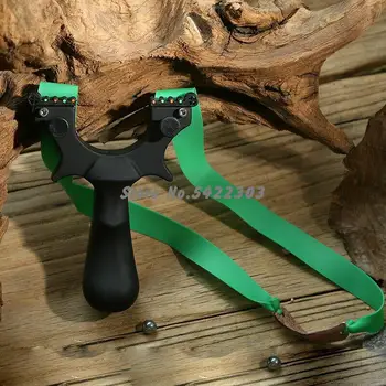 

Black Hunting Slingshot Archery Catapult Resin Slingbow Rubber Band Shooting Bow