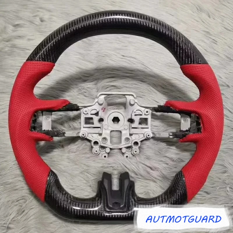 Руль из углеродного волокна и красной кожи для Ford Mustang EcoBoost GT 2018 2019 2020 Новинка |