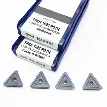Tpkr1603 pdtr lt30 alta qualidade inserção de carboneto tpkn1603 máquina ferramenta de corte cnc torneamento inserção torno tpkr peças ferramenta tpkn