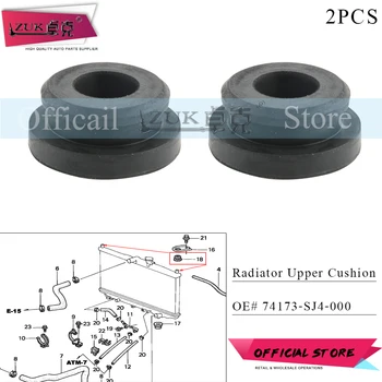 

ZUK 2PCS/Lot Radiator Water Tank Mounting Upper Rubber Cushion Universal For HONDA For Acura OE# 74173-SJ4-000 74173-SK3-E00