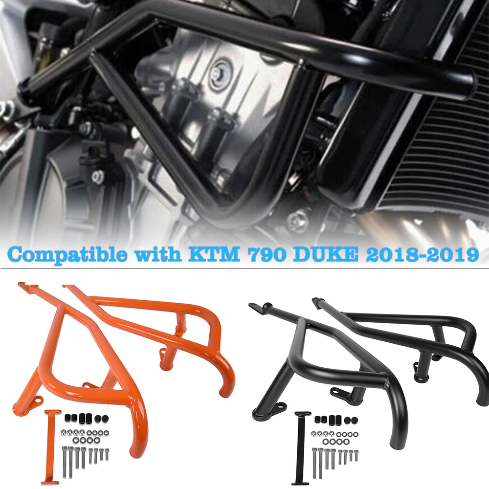 Мотоцикл Duke 790 защита двигателя бампер Краш защитный барьер оранжевый черный для KTM 790 Duke Duke790 790 Duke аксессуары