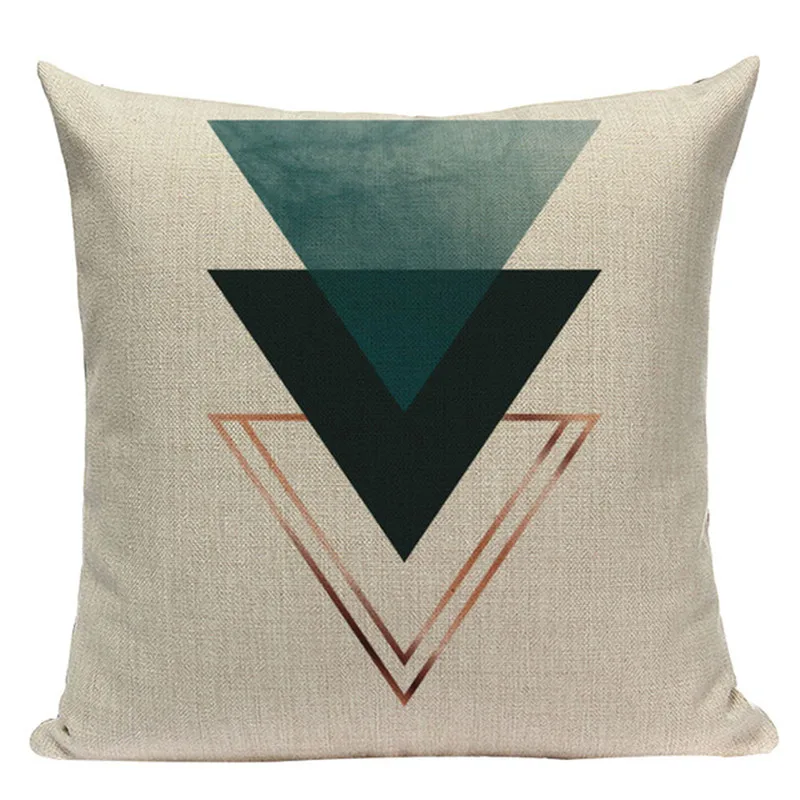Наволочка для подушки с абстрактным и геометрическим рисунком декоративные 45 см