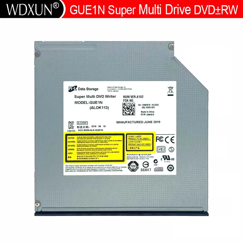 New Original Ultra Slim 9mm DVDRW Drive Super Multi DVD Writer MODEL