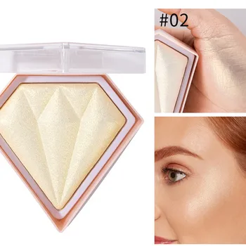

New Ultra-fine 3D Highlighting Powder Palette Face Highlighter Shimmer Blusher Naturally Fit Corrector Contour Cosmetics TSLM1