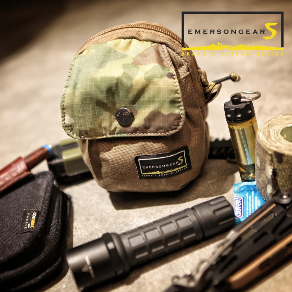 Emersongear Waist Bag Camo Mini Small Utility Pouch Casual Money Pouch Running Cycling Travel Waist Bag BALLOON Urethane 70D