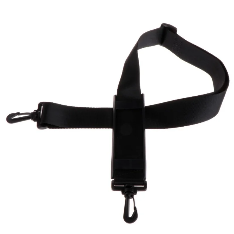 New Adjustable Fishing Rods Carry Strap Fishing Tackle Shoulder Belt Replacing for Fish Rod Bags Tackle 110cms - Цвет: Черный
