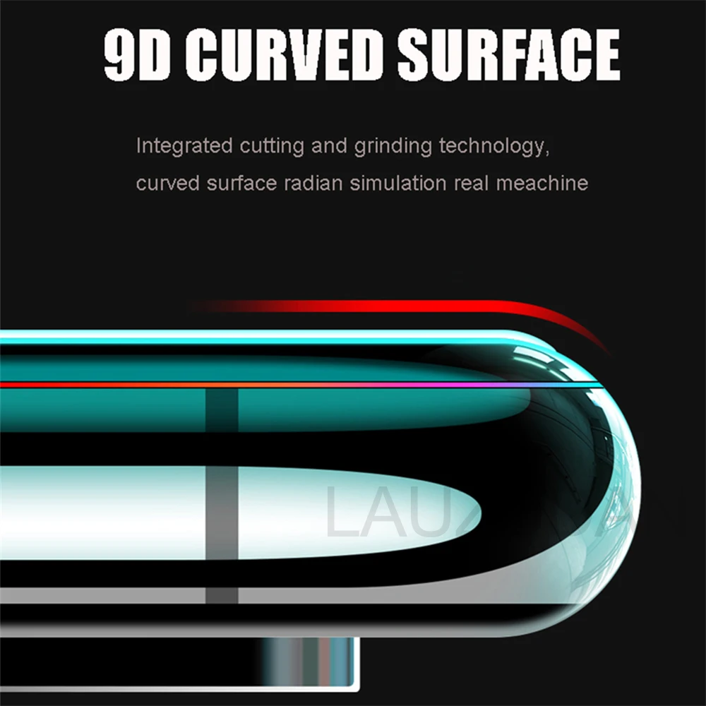 Glass For iPhone 11 XR X XS 8 7 6S Max Glass on iPhone 11 8 7 6s Plus 5S SE 9D Full Back Cover 11 ProMax Screen Protector