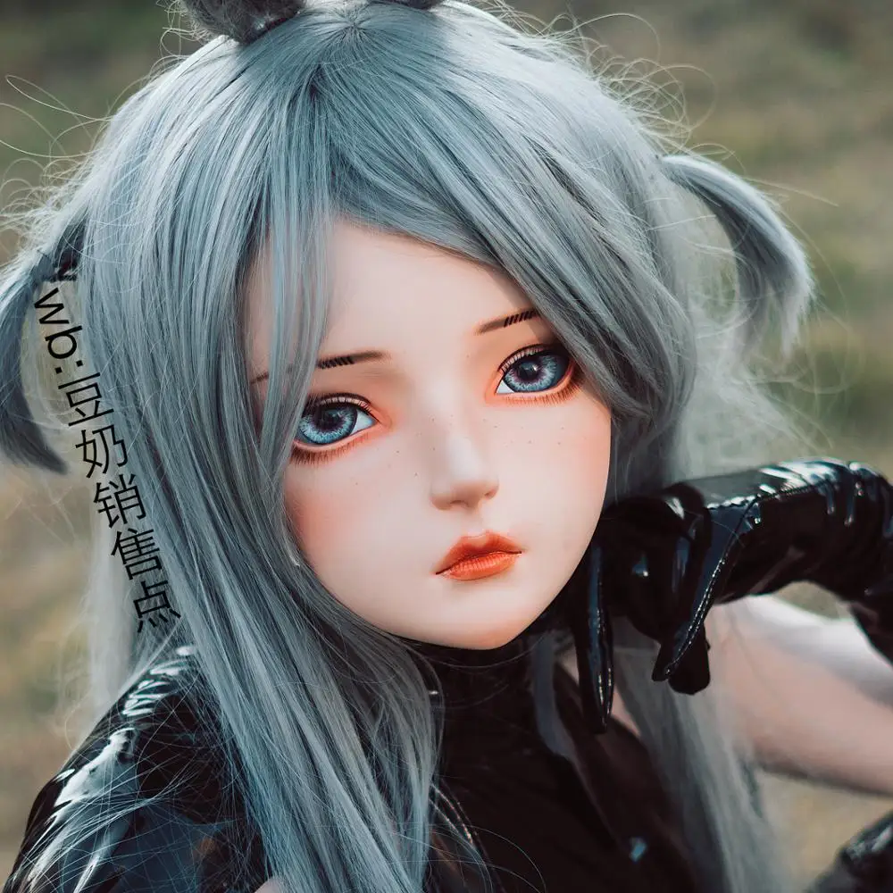 (Dollkii 30) Женская Девушка кремнеземная смола косплей BJD крестообразная маска для