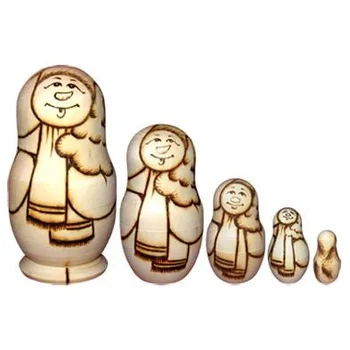 

Set write the matryoshka snowman 5 in 1, 15 cm