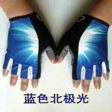 Xin Лу Йинг Красочные серии велосипедные перчатки горный велосипед ладони толстые Нескользящие дышащие