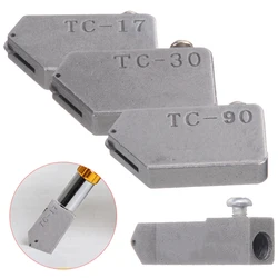 Tête de coupe de verre en alliage de verre, 4 tailles différentes, coupe droite, remplacement de tête de coupe de carrelage TC 17 TC 30 TC 10 TC 90 