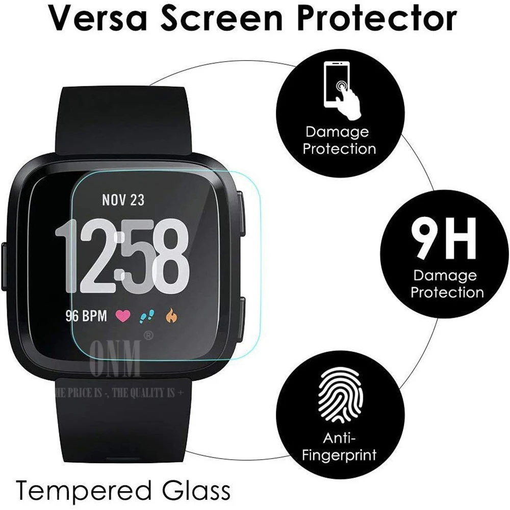 10 шт. Премиум Закаленное стекло для Fitbit Versa & Lite Smartwatch защитная пленка аксессуары