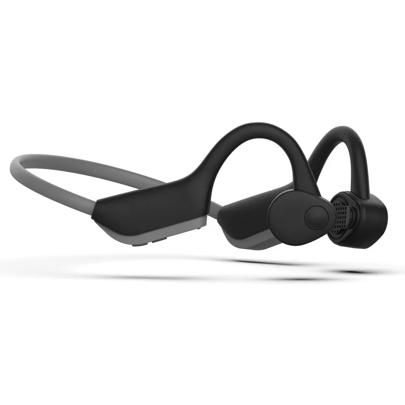 Черный Улучшенные новые технологии Bluetooth 5,0 наушники с шейной лентой костной проводимости беспроводные наушники - Цвет: Черный