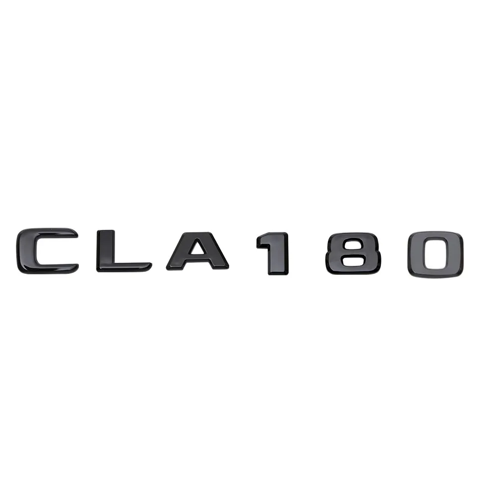 

Matt Black ABS " CLA 180 " Car Trunk Rear Letters Words Number Badge Emblem Decal Sticker for CLA Class CLA180