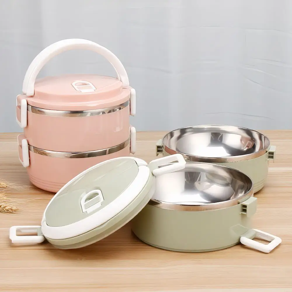 Японский тепловой Ланч-бокс герметичный из нержавеющей стали Bento box Дети Портативный Пикник школа пищевой контейнер кухонный принадлежности