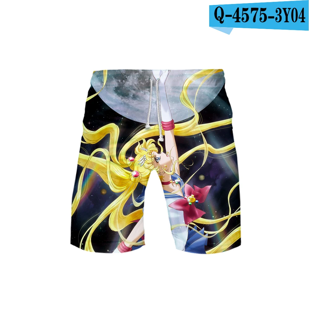 3D Sailor Moon шорты женские новые распродажа модные повседневные стильные летние шорты для отдыха для девочек пляжные шорты для отдыха - Цвет: 3D