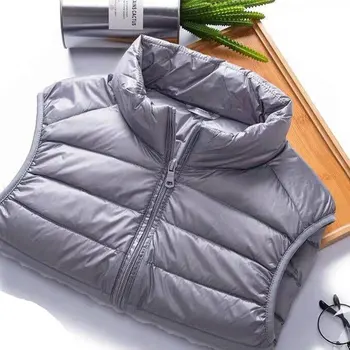 

Casual Vest Men Down Jacket Autumn Winter Jackets Thick Vests Man Sleeveless Coats Man Warm Cotton Padded Vest Men Gilet Veste