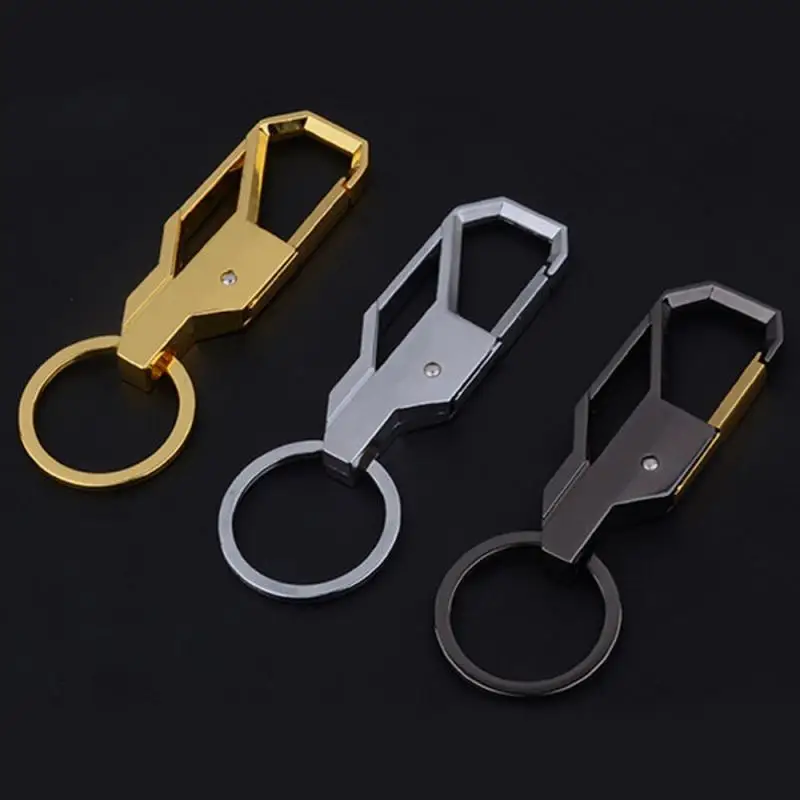 

3 Color Key Chain Key Ring Silver Color Metal Inlay Keychain For Classic Men Car Key Chain Romantic Gift For Man Women #17088