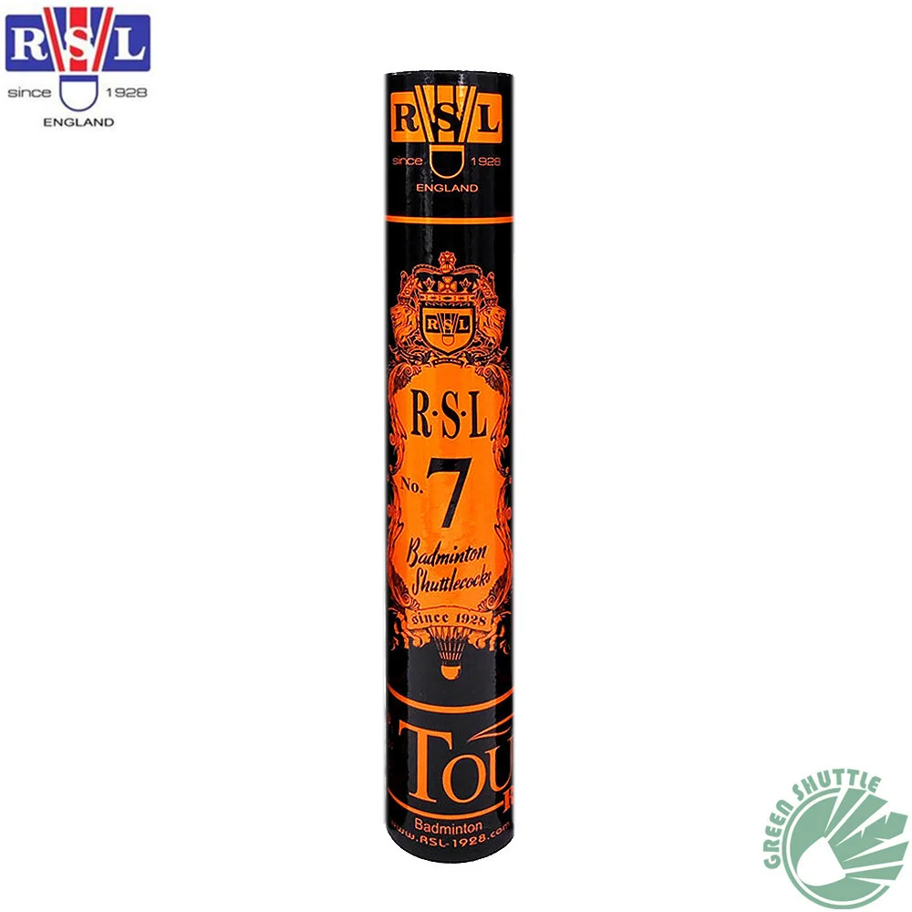 100% Genuine RSL Tourney No.4 No.5 No.6 No.7 Shuttlecocks Badminton Shuttle Duck Feather Ball Shuttlecock