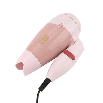 

Mini Hair Dryer 1000W Hot Wind Low Noise Foldable Electric Hair Blower Hair Salon Styling Tools for Travel Home Use GW-662