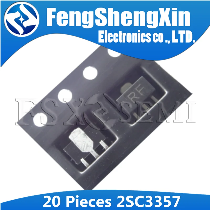 20 шт./лот 2SC3357 RF RE C3357 NPN Высокочастотный транзистор SOT-89 | Электронные компоненты и